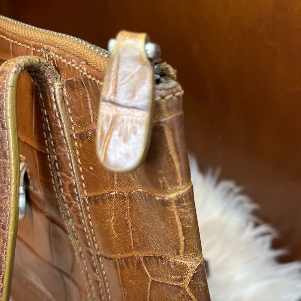 Monsac Leather Snakeskin Bag Shoulder Purse​​​ - Picture 11 of 15